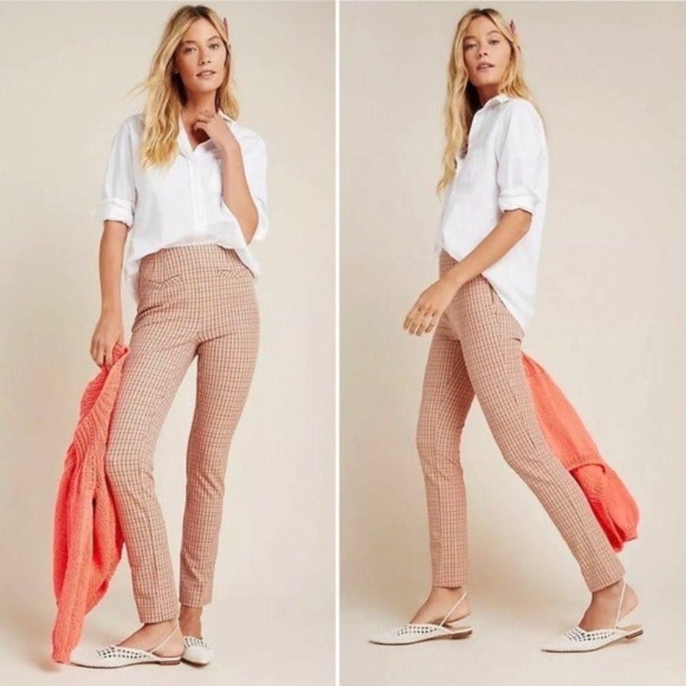 The Essential Slim Trouser Pant by Anthropologie